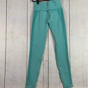 Kefi Small Seamless Leggings Stretch Teal New Women‎